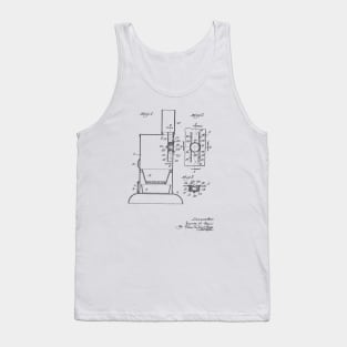 Stove Attachment Vintage Patent Hand Drawing Tank Top